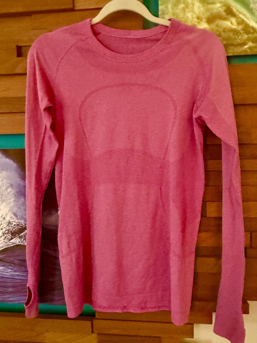 lululemon athletica Rose Pink Long-Sleeve Crew Top